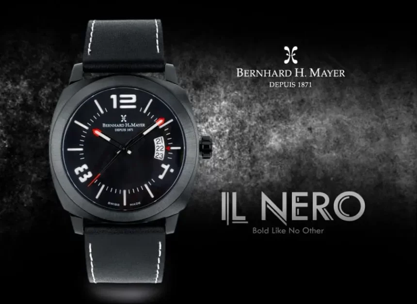 Introducing New Bernhard H. Mayer® Luxury Watches nero watch