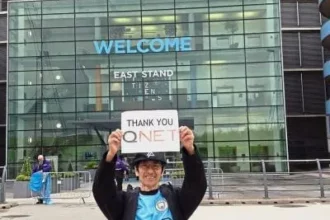 QNET Manchester City Contest Winner Has A Ball At Etihad Stadium