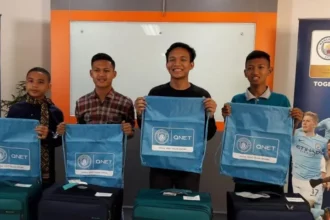 QNET Sends Kids From Jakarta Rusun to City Football Language School