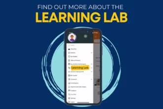 QNET Mobile App Learning Lab layout on mobile