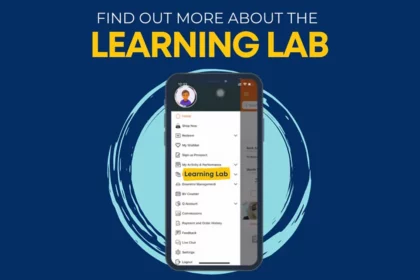 QNET Mobile App Learning Lab layout on mobile