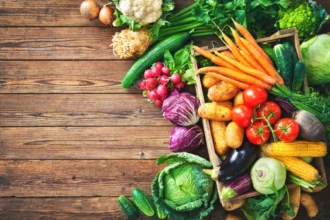 Various colourful vegetables show how many options we have for a vegetarian lifestyle