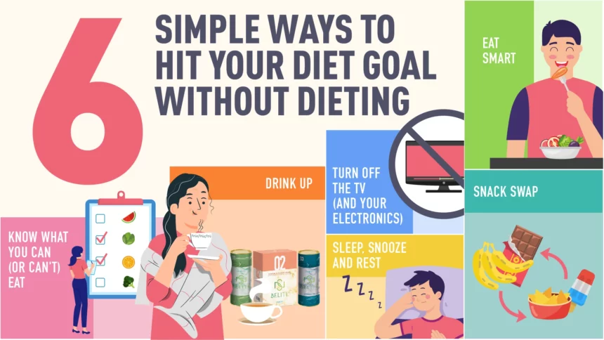 Simple ways to hit your diet goal without dieting