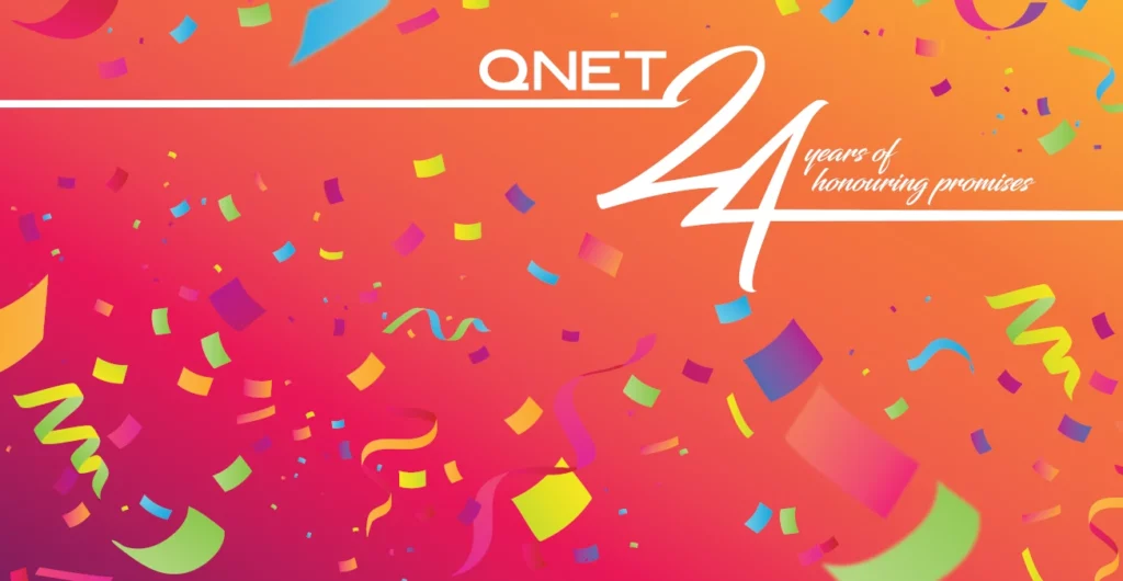QNET 24 Anniversary Banner