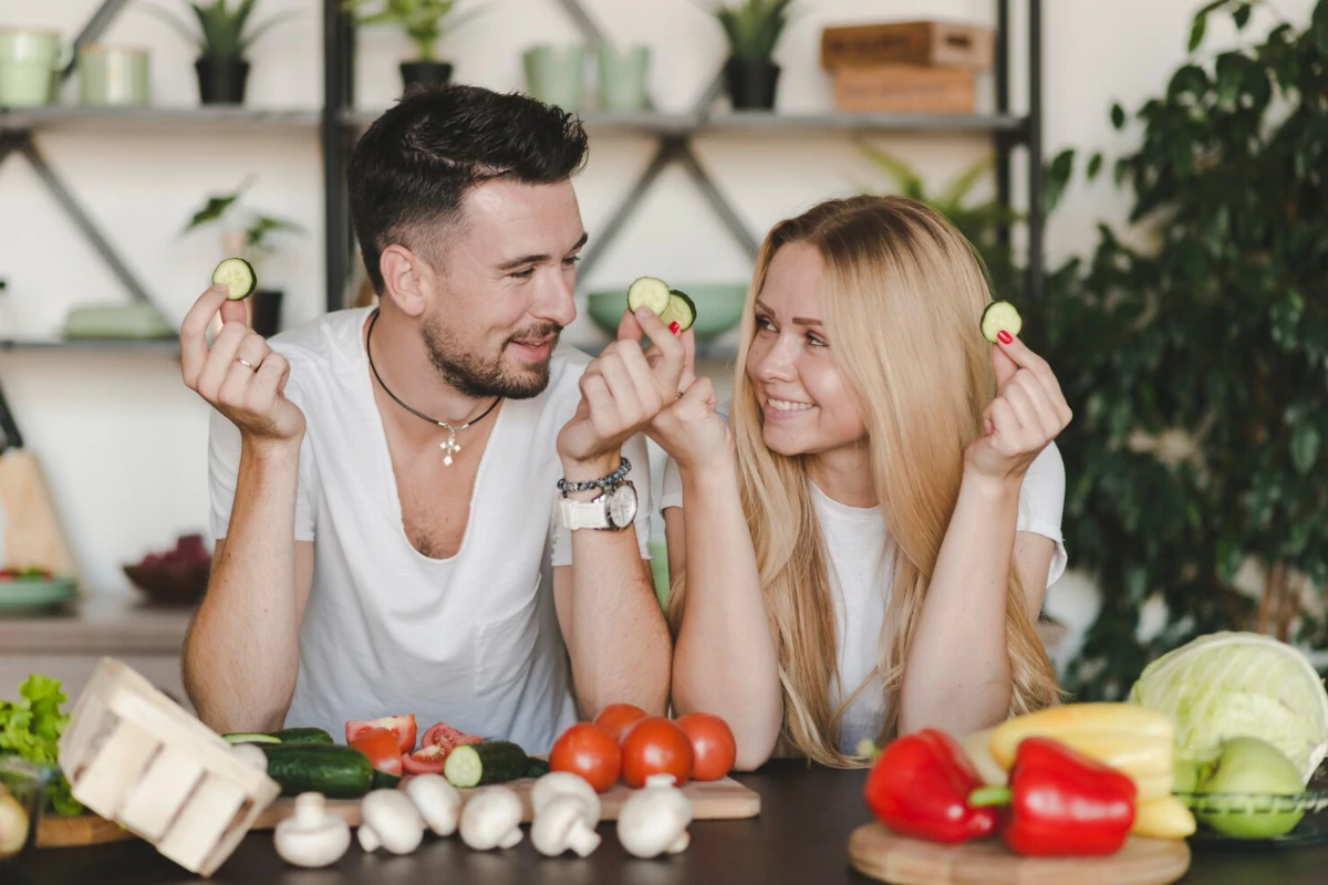 Benefits of a Plant Based Diet Couple