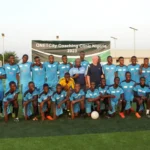 QNET Man City School 2023 posing all together