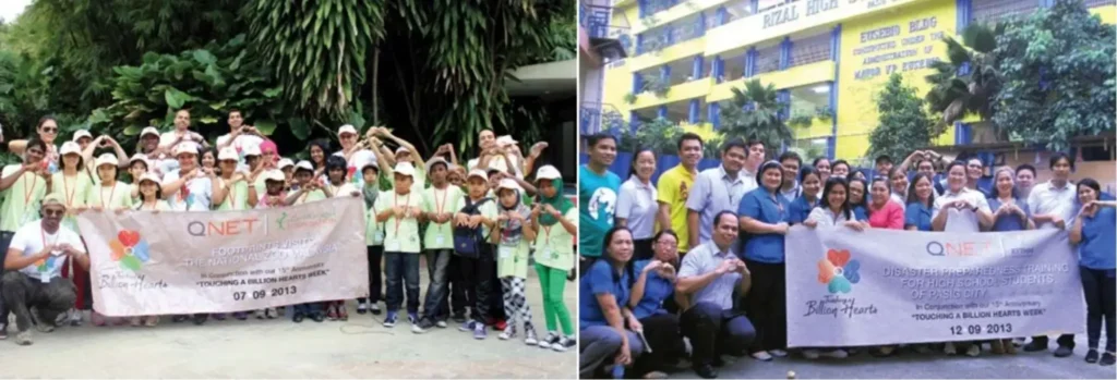 Unforgettable Defining Moments In Qnet History 18 QNET and RYTHM foundation helping communities - Touching a billion hearts