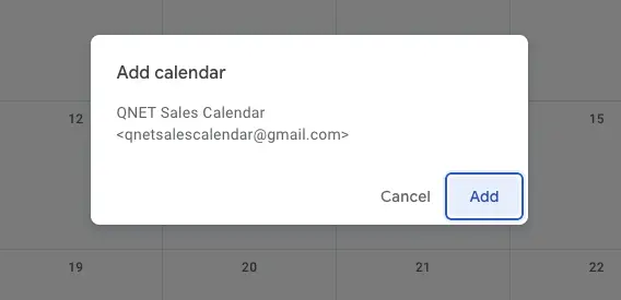 The 2025 Qnet Sales Calendar Is Here 3 Step 1: Add the QNET Sales Calendar to your Google Calendar